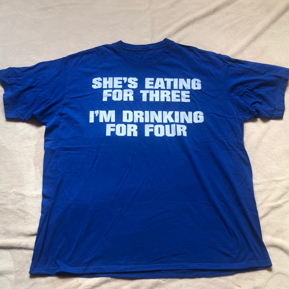 Twin Dad funny tee shirt, blue, size 2XL, NWOT